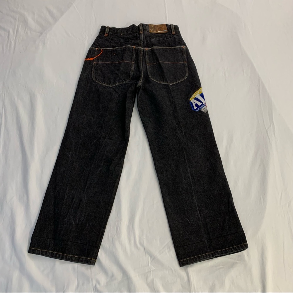 Platinum Fubu Muhammad Ali Limited Edition Boys Jeans 14 Rare Embroidered Patch - Picture 2 of 7